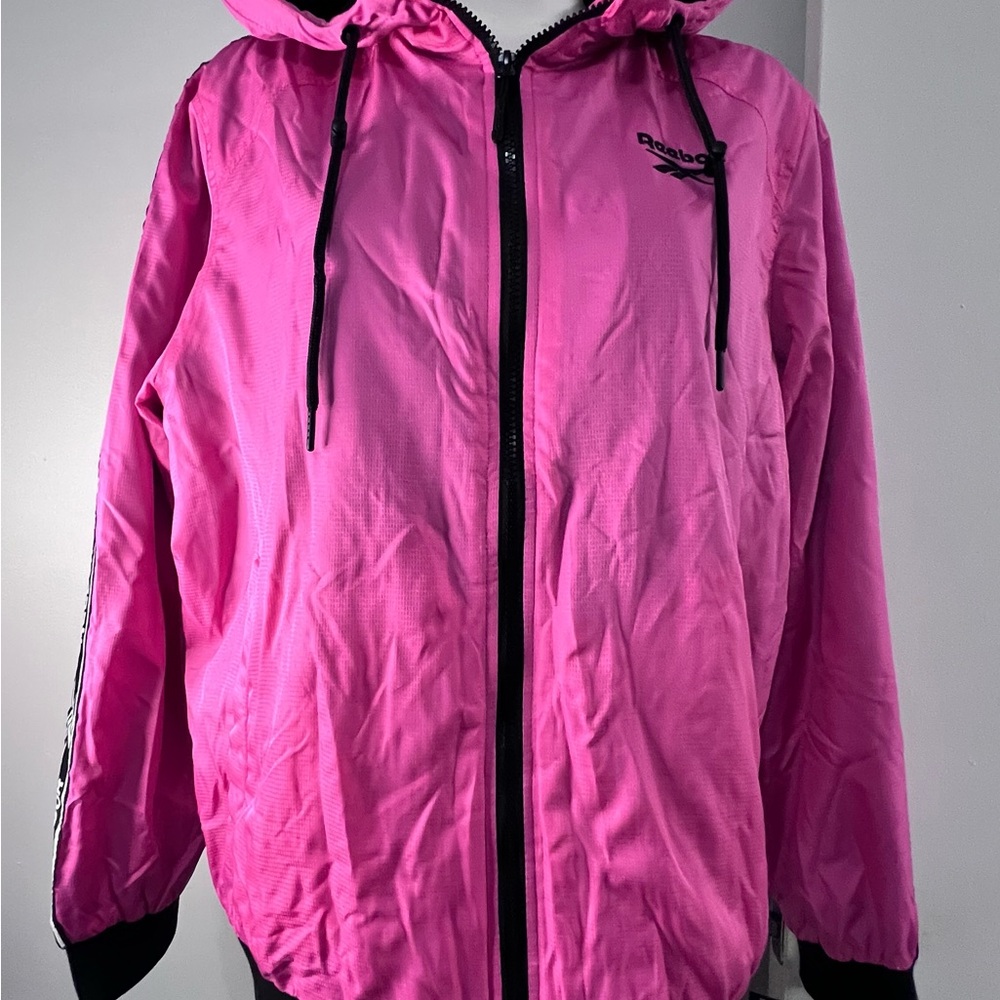Reebok Pink Hooded Windbreaker - Picture 9 of 9